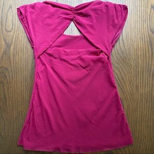New York & Company Fuchsia Top